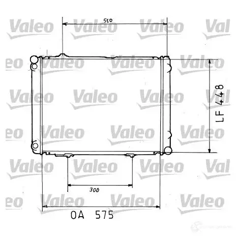 Радиатор охлаждения двигателя VALEO 3276428193854 819385 5992368 9N 20Q0Z
