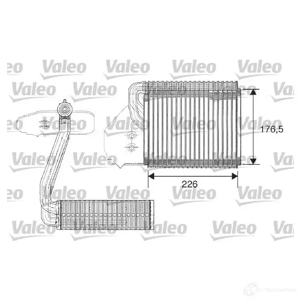Испаритель кондиционера VALEO Z77AR4 240957 817329 TD16 2