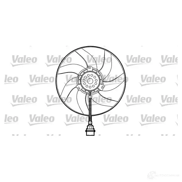 Вентилятор радиатора VALEO 5991882 3276426984652 698465 GGLD1 0E изображение 0