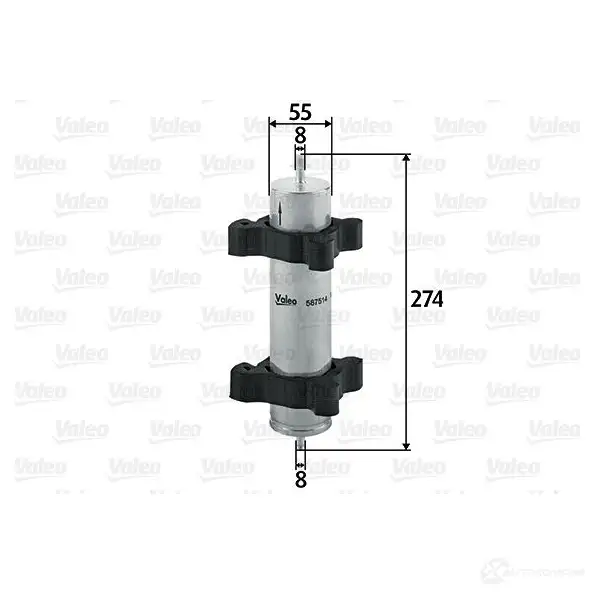 Топливный фильтр VALEO VR3B POV 3276425875142 587514 1206064726 изображение 0