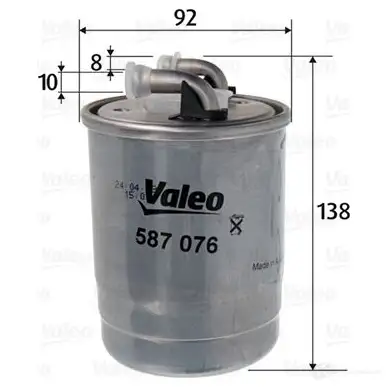 Топливный фильтр VALEO 3276425870765 I TF2W 1424237897 587076 - Изображение 1