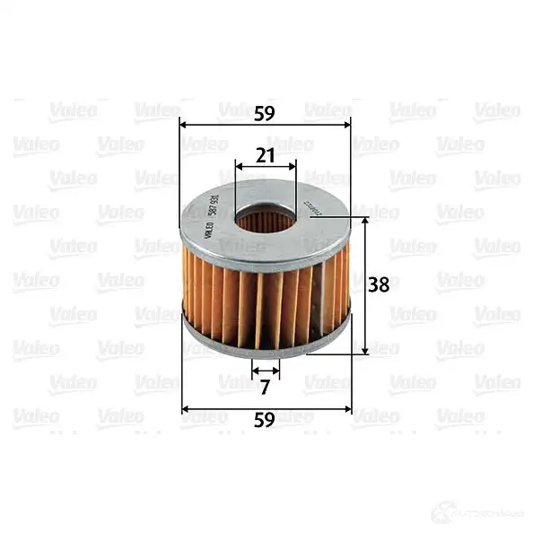 Топливный фильтр VALEO 587931 1206069132 UA2 NC4 3276425879317 изображение 0