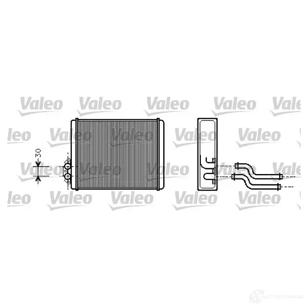 Радиатор печки, теплообменник VALEO 812326 240006 3276428123264 C 3ITM