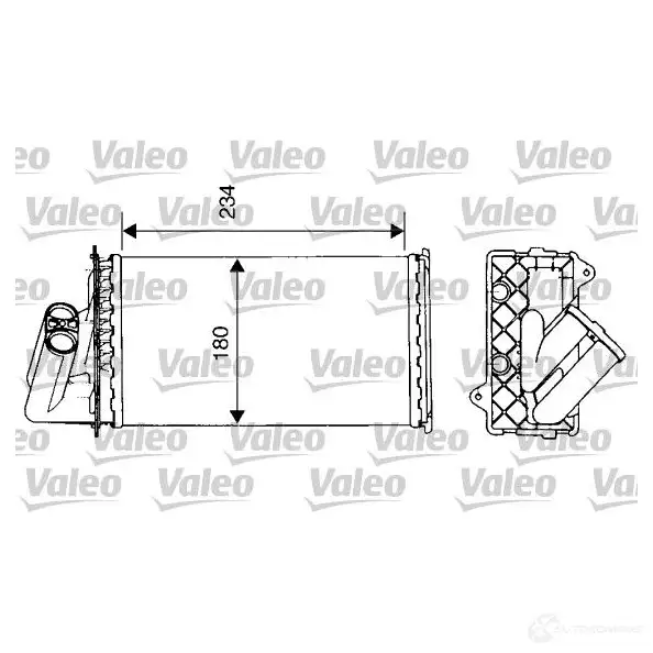 Радиатор печки, теплообменник VALEO 239894 0GRW 3 812112 3276428121123