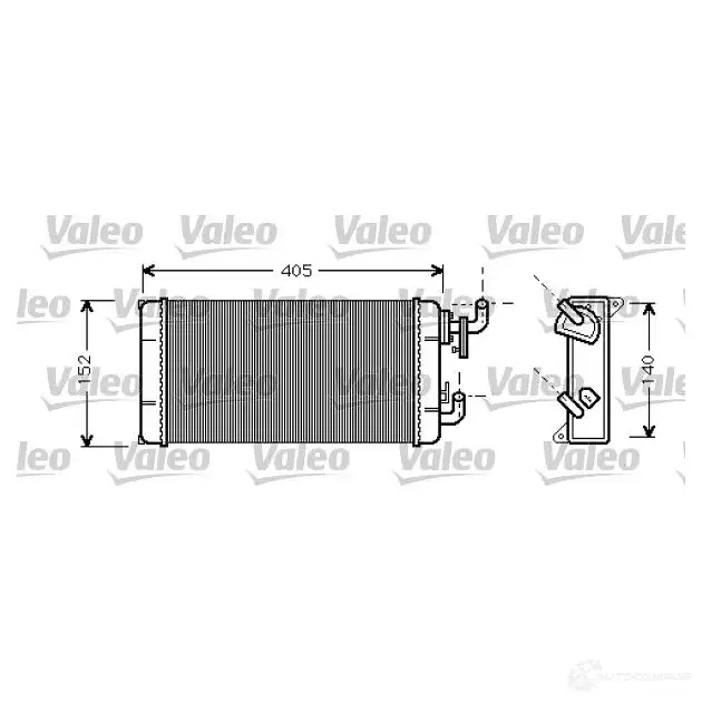 Радиатор печки, теплообменник VALEO 812301 239993 3276428123011 F00 WCN