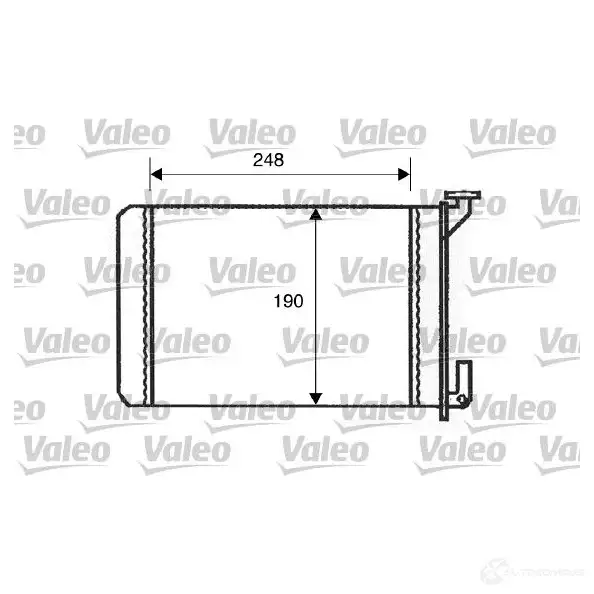 Радиатор печки, теплообменник VALEO 239872 ODTHB 1K 3276428120454 812045