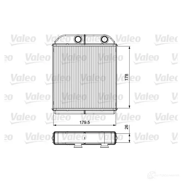 Радиатор печки, теплообменник VALEO 3276428115382 811538 3 BY1FBZ 1424226319