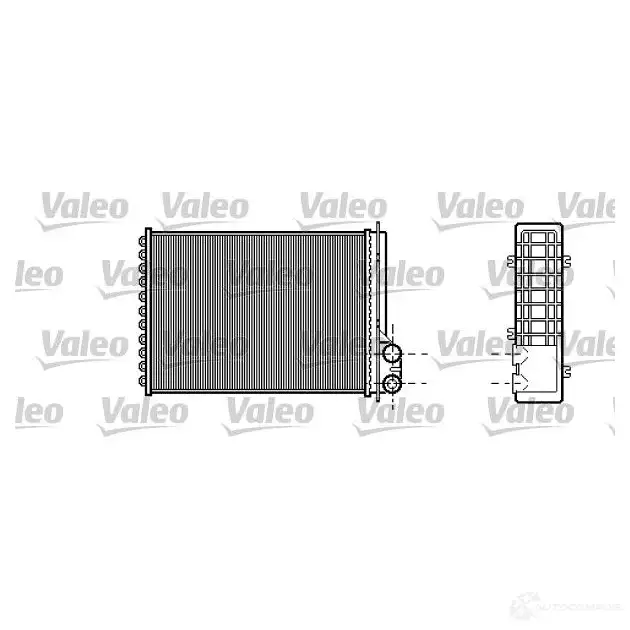Радиатор печки, теплообменник VALEO 239913 812139 R VCAHU 3276428121390