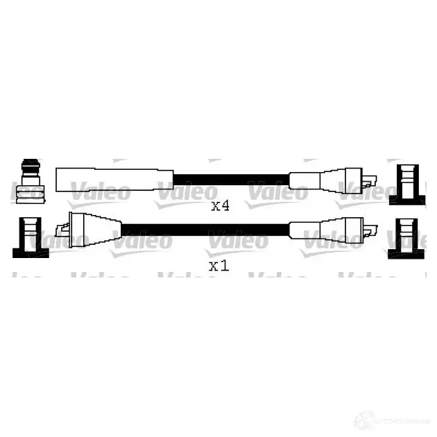 Высоковольтные провода зажигания VALEO 346562 PX J2BL 3276423465628 224392 изображение 0