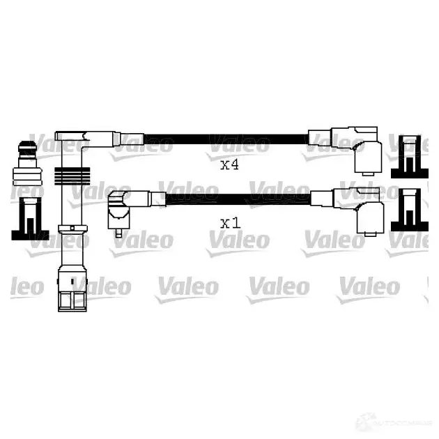 Высоковольтные провода зажигания VALEO F9IKT 4 224213 346380 3276423463808