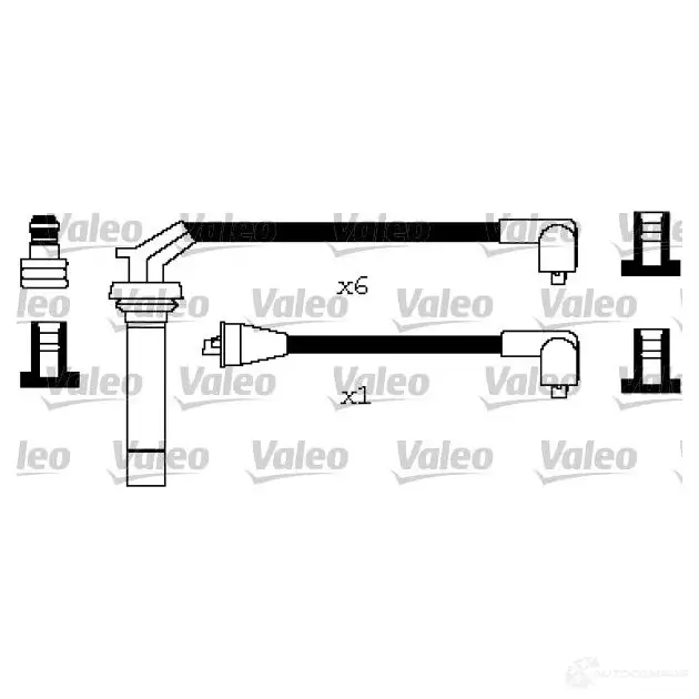 Высоковольтные провода зажигания VALEO 346652 224480 GE7 JP0 3276423466526