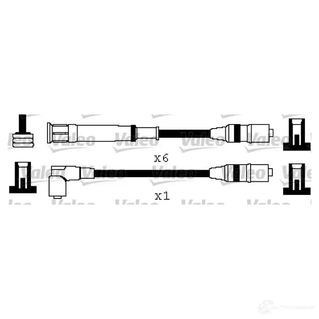 Высоковольтные провода зажигания VALEO 346575 3276423465758 224405 KJ OES