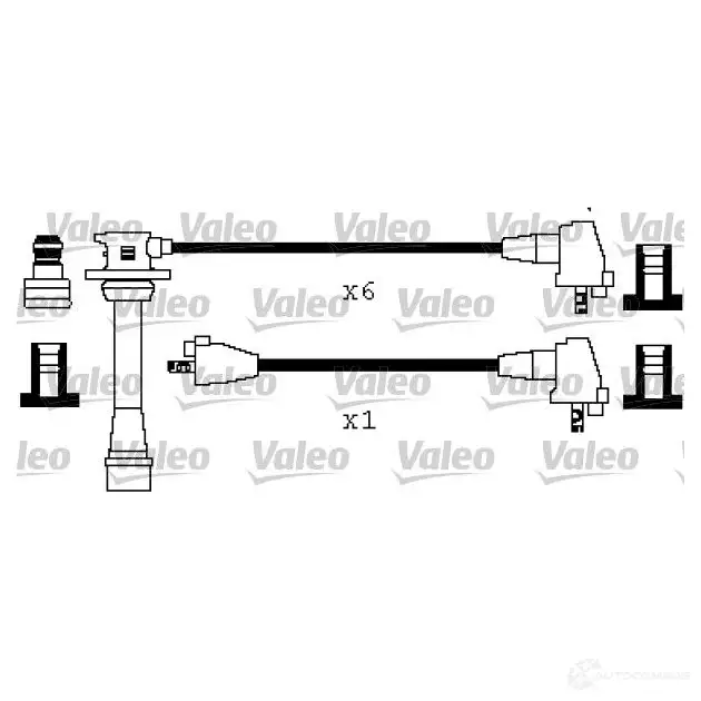 Высоковольтные провода зажигания VALEO 3276423464485 F 5RDP97 346448 224279 изображение 0