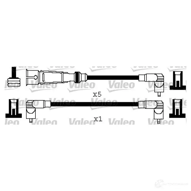 Высоковольтные провода зажигания VALEO 224409 346579 4 P2C3 3276423465796 изображение 0