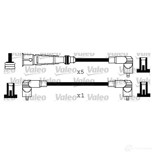 Высоковольтные провода зажигания VALEO 3276423464652 8X WNHZ 346465 224296 изображение 0