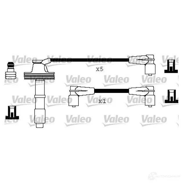Высоковольтные провода зажигания VALEO 3276423463273 1QI GET 346327 224160
