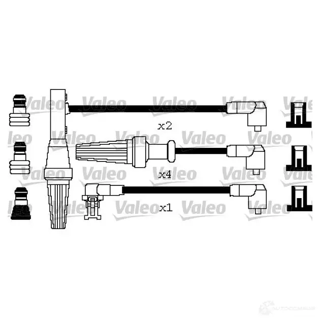Высоковольтные провода зажигания VALEO 346264 224099 9 PIP5DK 3276423462641