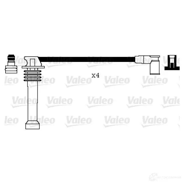 Высоковольтные провода зажигания VALEO 346008 223854 3276423460081 YHL A4 изображение 0