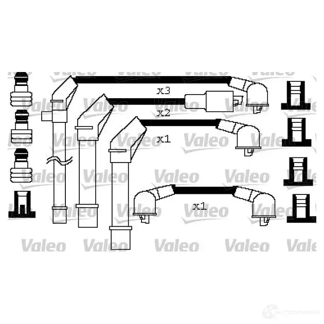 Высоковольтные провода зажигания VALEO 224091 3276423462566 1OQA4H 9 346256 изображение 0