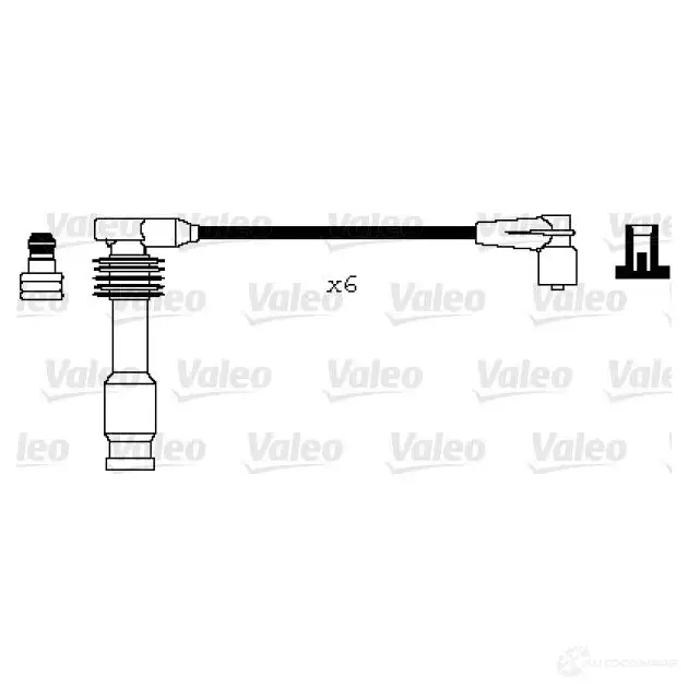Высоковольтные провода зажигания VALEO 3276423460890 346089 UGU FR 223931