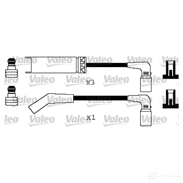 Высоковольтные провода зажигания VALEO 3276423463556 E8 E3T6 346355 224188