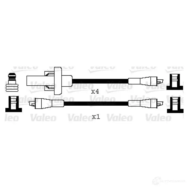 Высоковольтные провода зажигания VALEO 346030 V6AN4 SR 223875 3276423460302 изображение 0