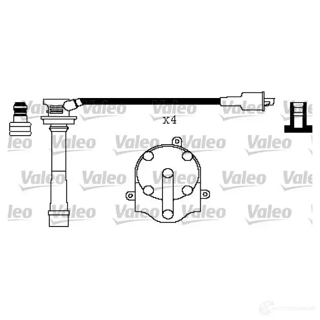 Высоковольтные провода зажигания VALEO 224261 3276423464300 9BUV T 346430