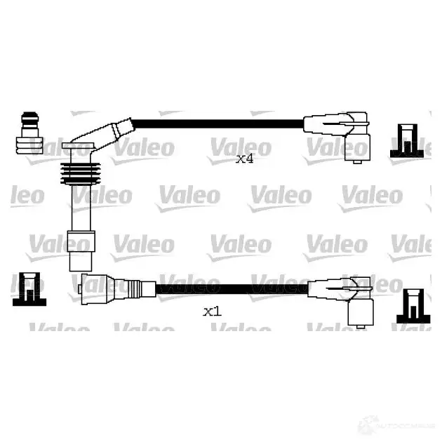 Высоковольтные провода зажигания VALEO DPX JA 3276423462900 224124 346290 изображение 0