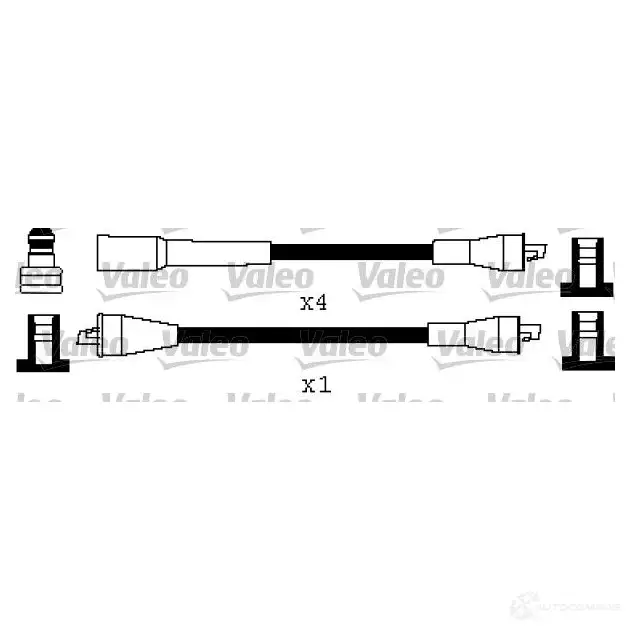 Высоковольтные провода зажигания VALEO 346534 224364 F0Y4 XD 3276423465345