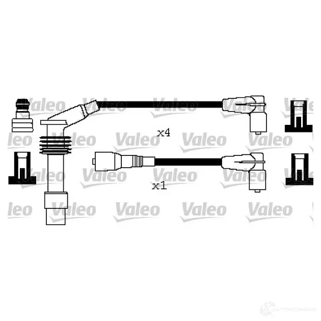 Высоковольтные провода зажигания VALEO 346291 224125 3276423462917 5PI BT