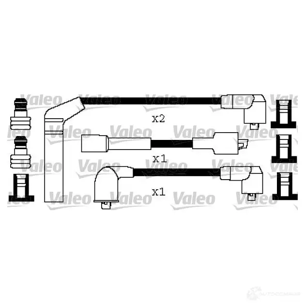 Высоковольтные провода зажигания VALEO 3276423463402 224173 Z 05X9 346340 изображение 0