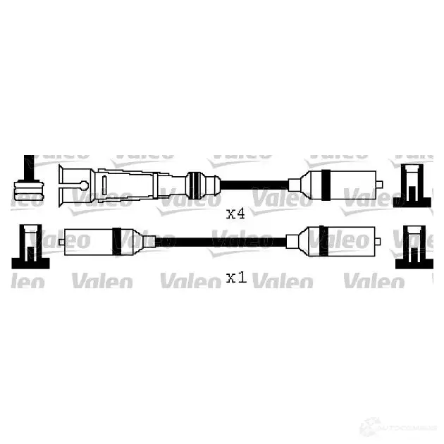 Высоковольтные провода зажигания VALEO 346464 224295 3276423464645 R80 H9