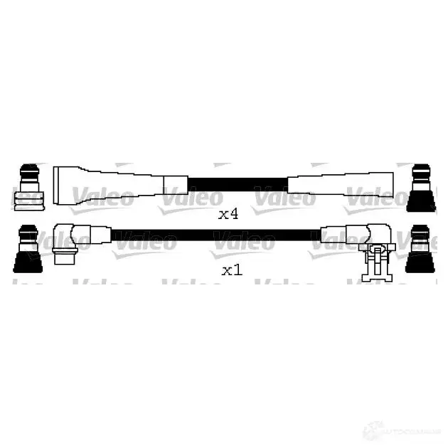 Высоковольтные провода зажигания VALEO 346638 RG9CY XD 224466 3276423466380