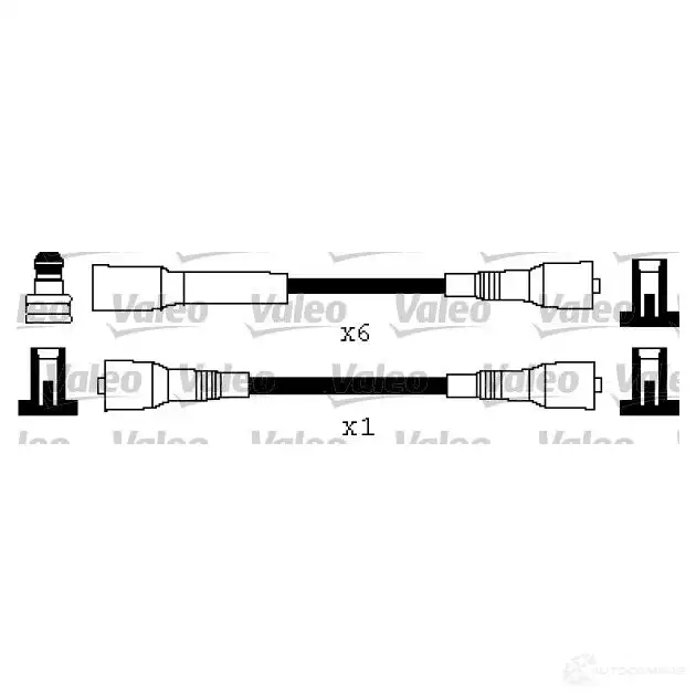 Высоковольтные провода зажигания VALEO 346501 3276423465017 D MVCT 224332