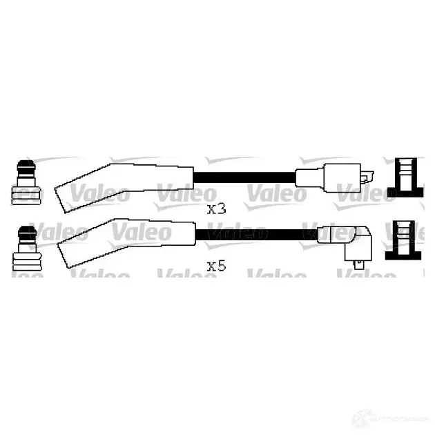 Высоковольтные провода зажигания VALEO 3276423465499 ZRXQ 9 346549 224379