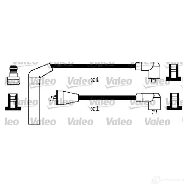 Высоковольтные провода зажигания VALEO 224312 3276423464812 J2T8 P6 346481
