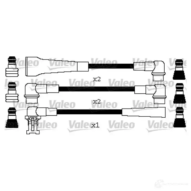Высоковольтные провода зажигания VALEO 3276423466069 224434 346606 IS8O Y