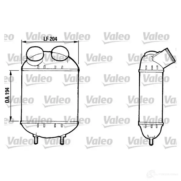 Интеркулер VALEO IA 254 240645 V9RG6U 816610