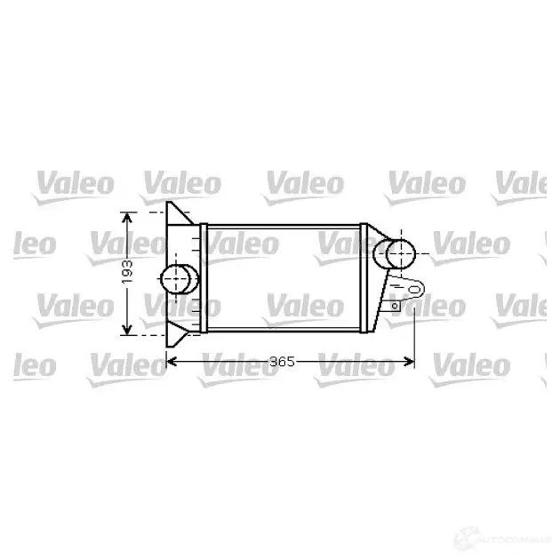 Интеркулер VALEO 8 R7W8YU 3276428187181 818718 241487