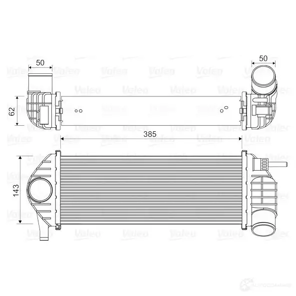 Интеркулер VALEO HGF 5RS 3276428185842 1424248402 818584 изображение 0