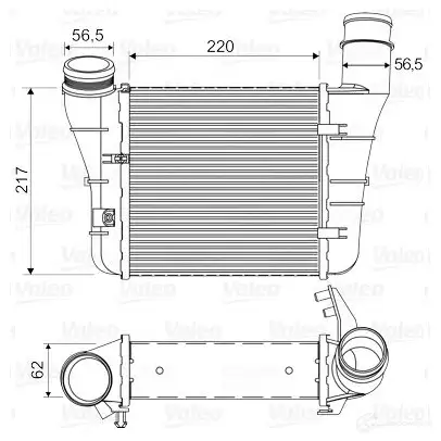Интеркулер VALEO FNHZ Z 1424225482 818669 3276428186696