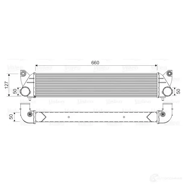 Интеркулер VALEO YRW7 D 1424248371 818348 3276428183480 изображение 0