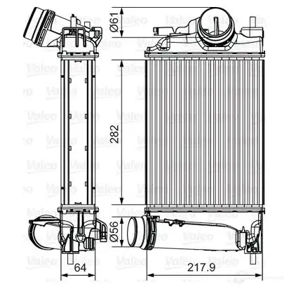 Интеркулер VALEO 241381 3276428182957 818295 1XN RB3O