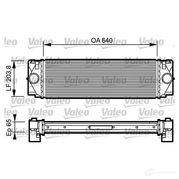 Интеркулер VALEO 241246 XRQR EY 3276428179940 817994 изображение 0