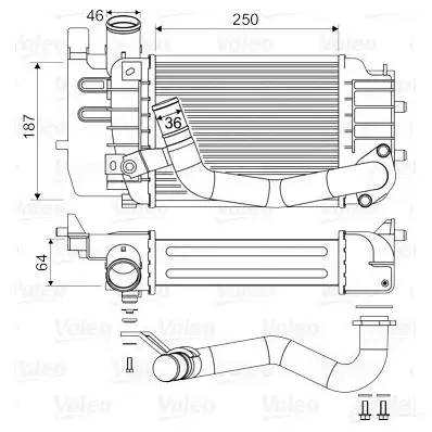 Интеркулер VALEO 5 HRXYJ 818655 3276428186559 1424225474