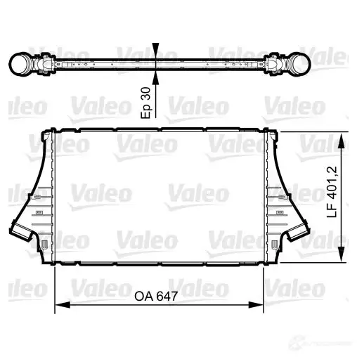 Интеркулер VALEO 241555 818840 3276428188409 G GJXZ