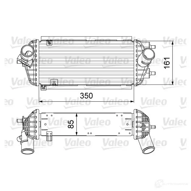 Интеркулер VALEO 1437873017 B 0JRX5M 818665 изображение 0