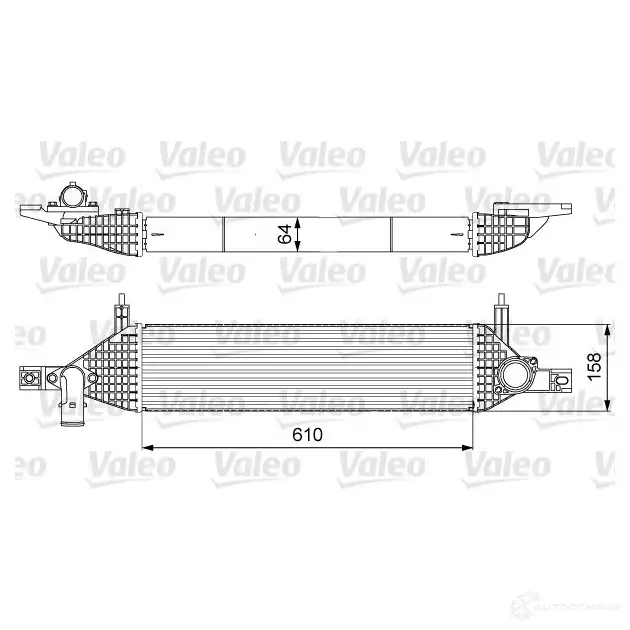 Интеркулер VALEO 1G C56DP 1437873027 818633