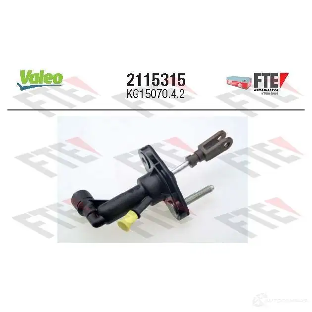 Главный цилиндр сцепления VALEO 2115315 5QI ZX8 1437887817