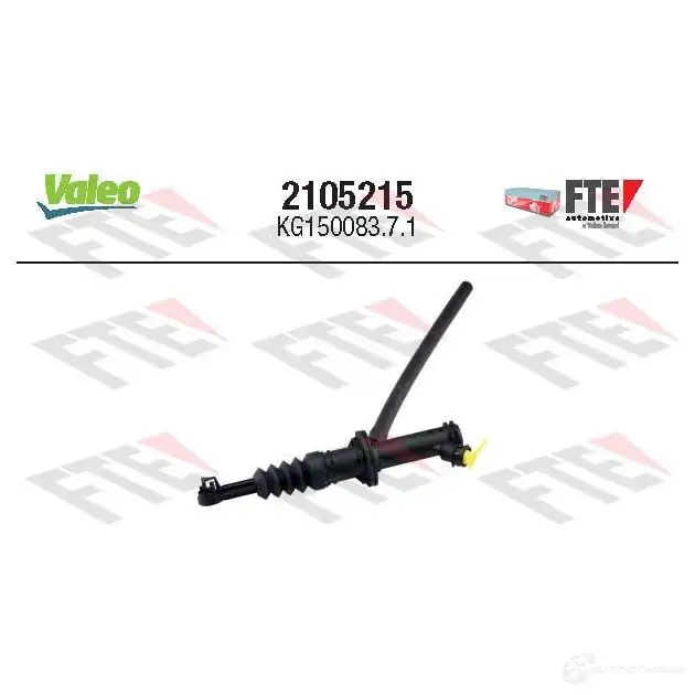 Главный цилиндр сцепления VALEO 6Y P8N8 1437888119 2105215